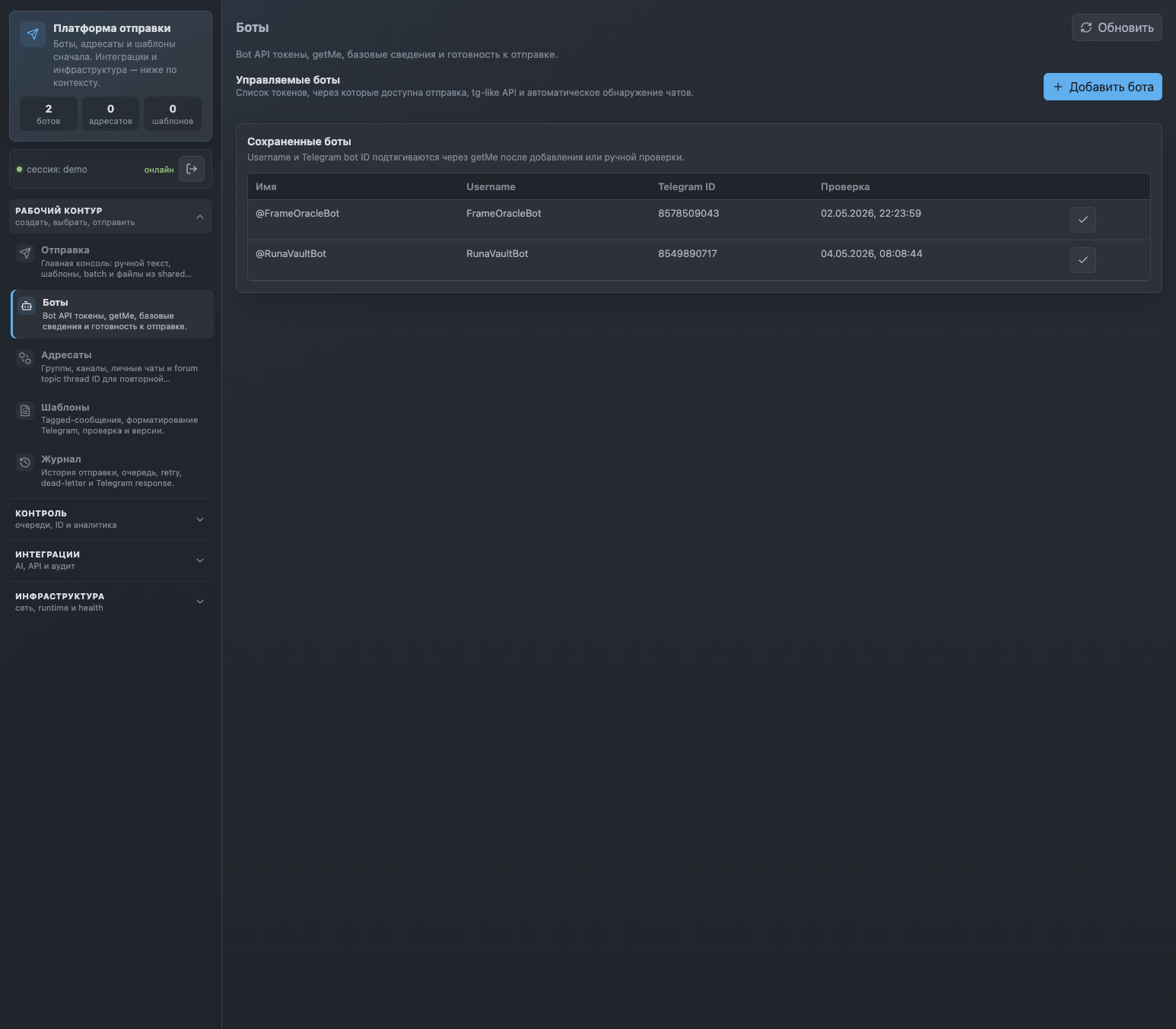 Bots overview
