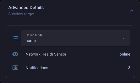 Subview details screenshot