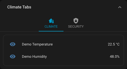 Tabs mode screenshot